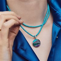 Collana Ti Sento Milano Donna in Turchese 3962TQ/80 - 3962TQ/80